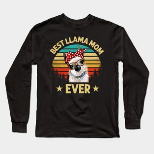 Best Llama Mom Ever Long Sleeve T-Shirt